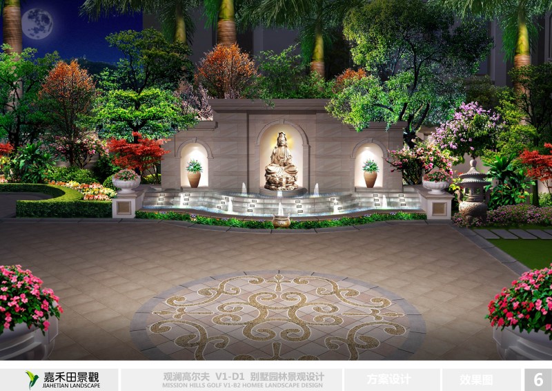 别墅花園設計怎能少得了燈的裝飾？