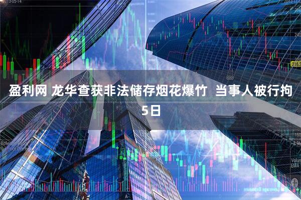 盈利网 龙华查获非法储存烟花爆竹  当事人被行拘5日